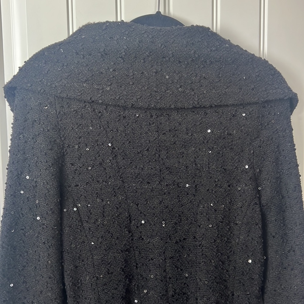 Joseph Ribkoff Black Sparkle Jacket Gem